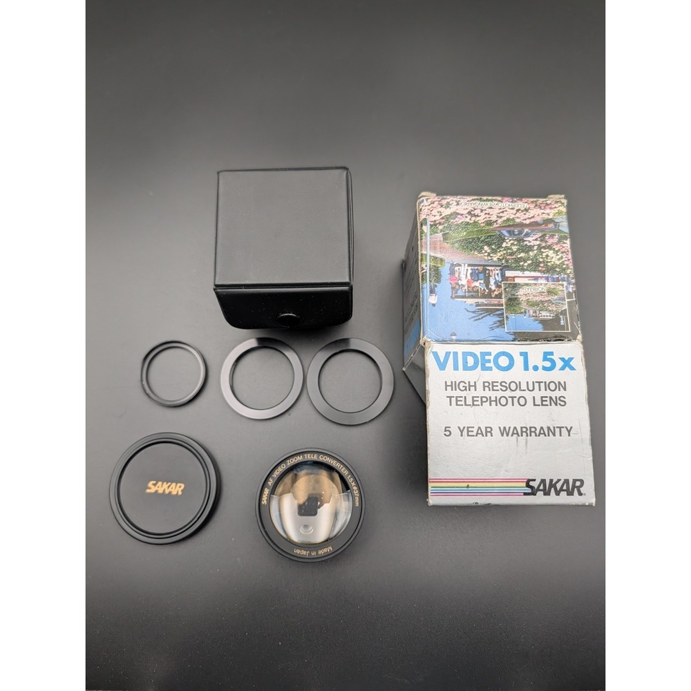 Sakar Video Telephoto 1.5X Hi-Resolution Lens With Case & Covers - Picture 3 of 6